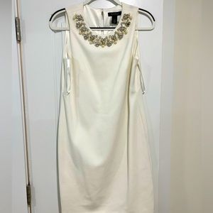 Cream Mid-Length Dress
